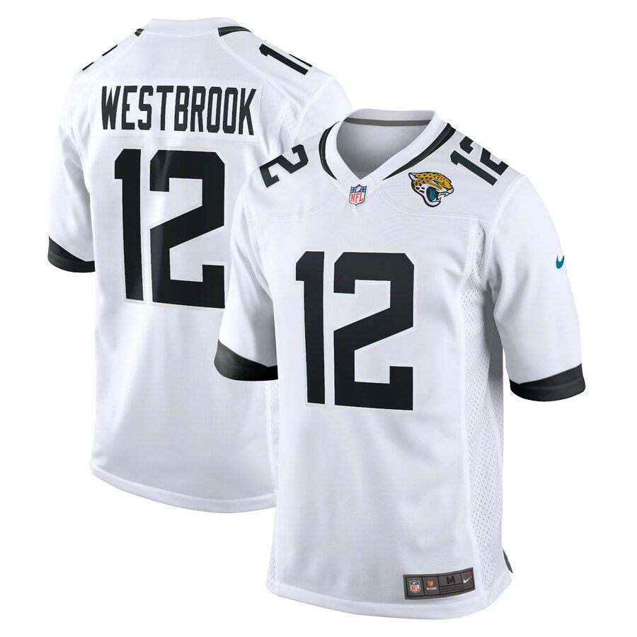 Men Jacksonville Jaguars #12 Dede Westbrook Nike White Game NFL Jersey